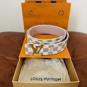 ⚜️L O U I S V U I T T O N⚜️ Belt Damier Azur